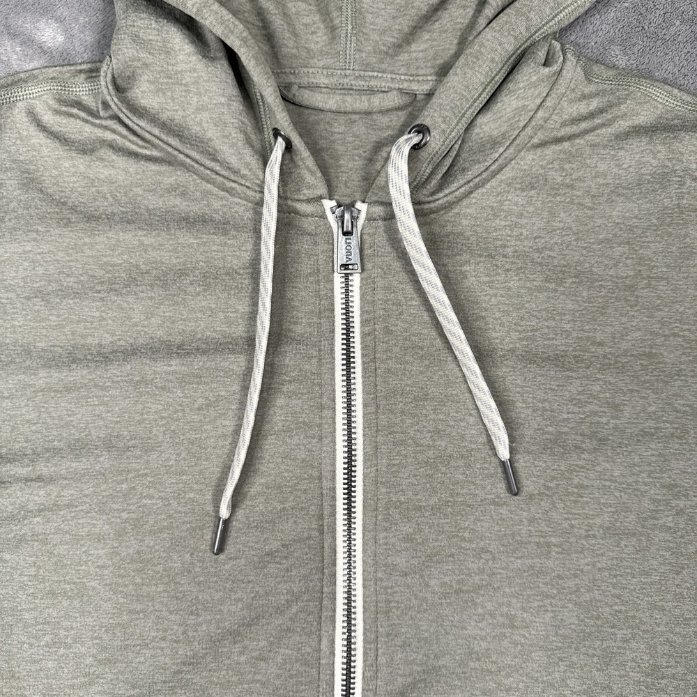 Vuori Hoodie Womens Small Gray Halo 2.0 Performance Dreamknit Full Zip VW268 - Picture 3 of 11